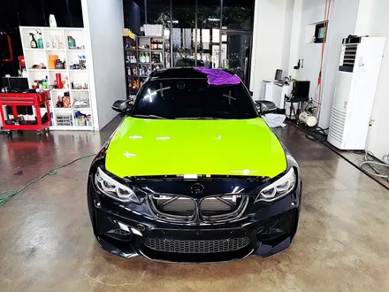 [랩샵][수원랩핑] BMW F87 M2 전체랩핑 형광랩핑 M2랩핑 / 수원시 영통구 이의동
