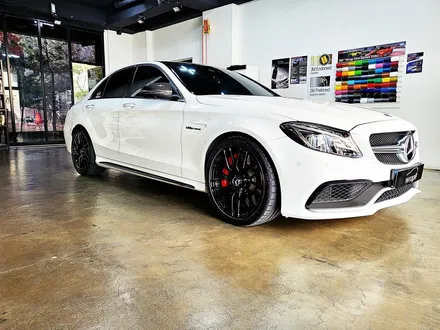 [랩샵][수원랩핑] 벤츠 C63AMG 사이드데칼 C63에디션 데칼 포인트랩핑 / 수원시 영통구 이의동