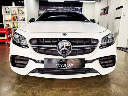 [랩샵][수원랩핑] 벤츠 E63AMG 그릴랩핑 포인트랩핑 / 수원시 영통구 이의동
