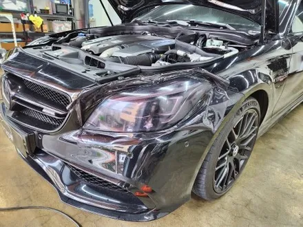 벤츠 CLS63AMG 라이트필름 스모스라이트 / 수원시 영통구 이의동
