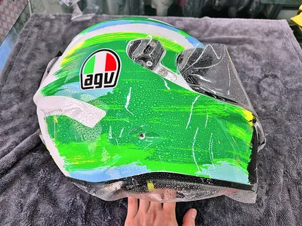 수원 광교 AGV PISTA GP RR MUGELLO 2019년 한정판 카본 바이크 레이싱 헬멧 전체 유광 저황변 PPF / 수원시 영통구 이의동