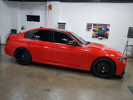 [랩샵]수원랩핑 BMW F30 320D 전체랩핑          에이버리 슈프림 카디널레드 / 수원시 영통구 이의동