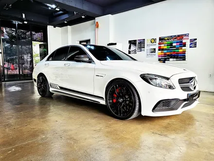 [랩샵][수원랩핑] 벤츠 C63AMG 사이드데칼 C63에디션 데칼 포인트랩핑 / 수원시 영통구 이의동