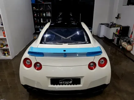 [랩샵]수원랩핑 닛산GTR35 데칼제거+루프스킨+디테일세차 / 수원시 영통구 이의동