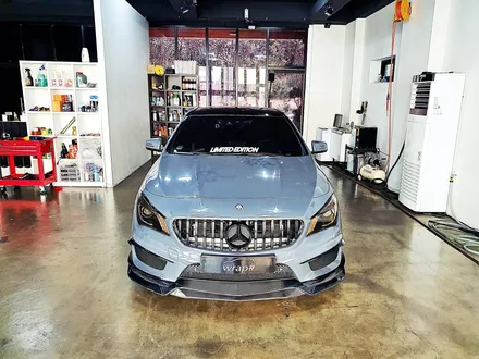 [랩샵][수원랩핑] 벤츠CLA45AMG 라이트필름 라이트PPF 스모그라이트필름 / 수원시 영통구 이의동