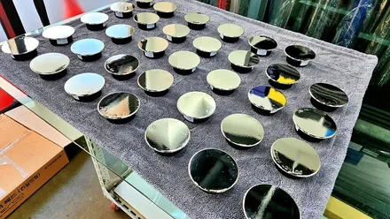 [랩샵][수원랩핑] 인테리어랩핑 크롬랩핑 미러크롬 / 수원시 영통구 이의동