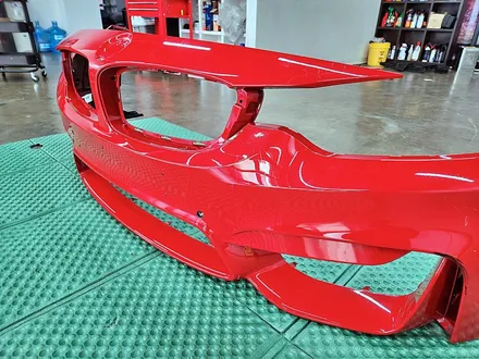 BMW M4 F82 사고수리 보험처리 앞범퍼 고퀄리티 랩핑 중고 범퍼수리 / 수원시 영통구 이의동