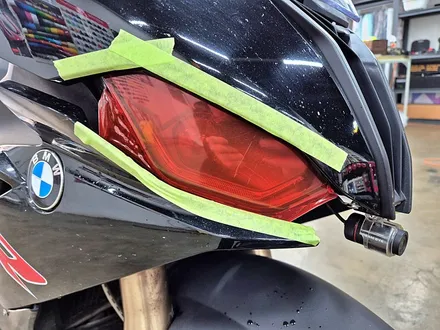 수원 광교 BMW S1000 RR 라이트필름 PPF 바이크 튜닝 / 수원시 영통구 이의동