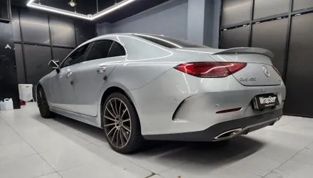 랩스터 벤츠 CLS450 사틴 블랙 전체랩핑 / 고양 신원동