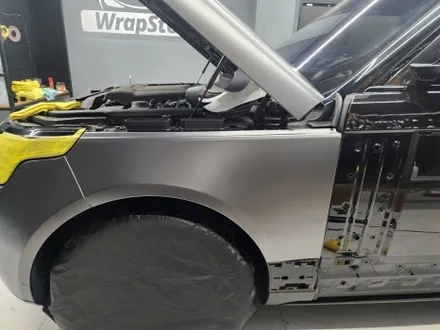 랩스터 레인지로버 보그 사틴 블랙 제거 + 사틴 다크 그레이 전체 랩핑 / 고양 신원동