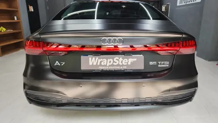 Audi A7 에이버리 사틴블랙 전체랩핑 / 아우디 / A7 / 경기도 고양시