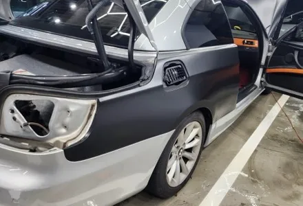 랩스터 BMW 328i 컨버터블 사틴블랙 전체랩핑 / 고양 신원동