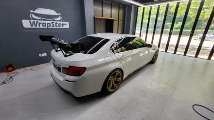 BMW M5 APR GT 250 스포일러 상판 PPF & 생활보호 PPF / BMW / M5 / 경기도 고양시
