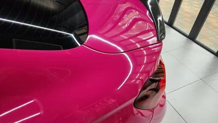 랩스터 BMW M4 로즈 레드 고광택 전체랩핑 / 고양 신원동