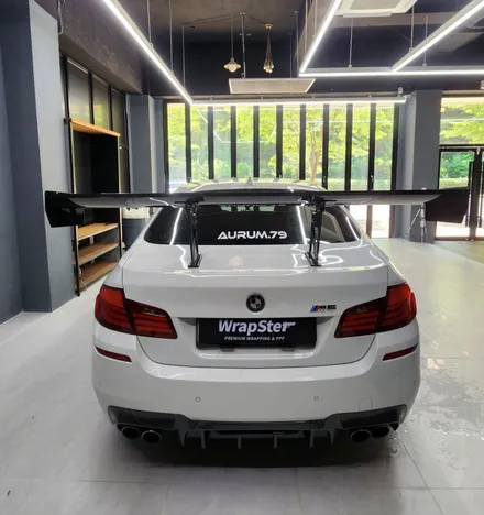 BMW M5 APR GT 250 스포일러 상판 PPF & 생활보호 PPF / BMW / M5 / 경기도 고양시