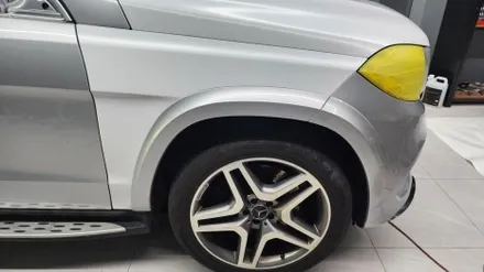 랩스터 Mercedes Benz GLS 사틴 화이트 전체랩핑 / 고양 신원동