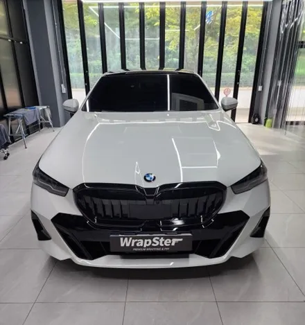 랩스터 BMW 5시리즈 프론트 패키지+그릴 랩핑 / 고양 신원동