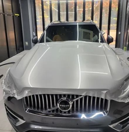 랩스터 볼보 XC90 메탈 페인트 실버라인 그레이 전체 랩핑 / 고양 신원동