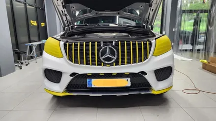 랩스터 Mercedes Benz GLS 사틴 화이트 전체랩핑 / 고양 신원동