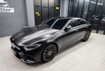랩스터 벤츠 CLS450 사틴 블랙 전체랩핑 / 고양 신원동