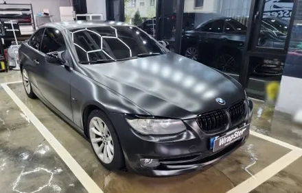랩스터 BMW 328i 컨버터블 사틴블랙 전체랩핑 / 고양 신원동