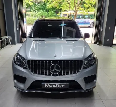 랩스터 Mercedes Benz GLS 사틴 화이트 전체랩핑 / 고양 신원동