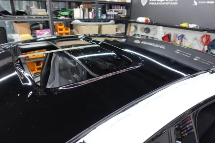 [랩스타일 코리아] 하이그로시 루프스킨 시공과 스포일러 카본랩핑의 콜라보 - CLS 53 AMG 시공 / 김포시 마산동