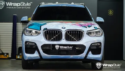 [랩스타일 코리아] 자동차 전체 랩핑 제거 - BMW X3 T1 그래픽 디자인 랩핑 제거 / 김포시 마산동