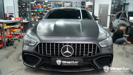 자동차실내랩핑 이렇게! 벤츠 gt43amg 실내카본랩핑 [랩스타일 코리아] / 김포시 마산동
