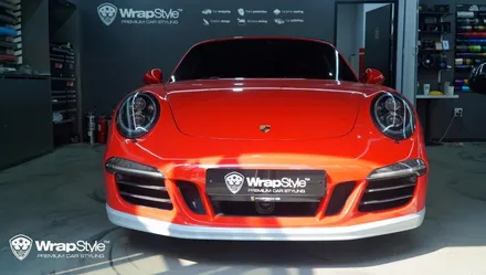 포르쉐 전체랩핑 911 카레라 gts, 사틴 화이트 [랩스타일 코리아] / 김포시 마산동