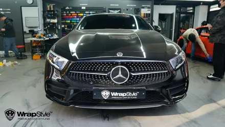 벤츠 크롬 죽이기 CLS 450 크롬랩핑 해주었습니다 / 김포시 마산동