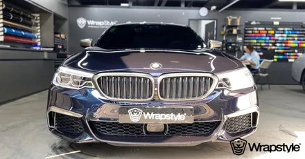 BMW 랩핑 M550d 이노즈텍랩핑 건메탈 실버 드레스업 / 김포시 마산동