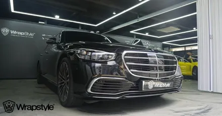 벤츠 송풍구랩핑 S580 크롬 안녕~ 비침도 안녕! / 김포시 마산동
