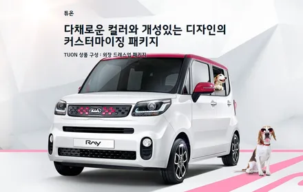 레이 튜온패키지 내 마음대로 커스터마이징 투톤랩핑 / 김포시 마산동