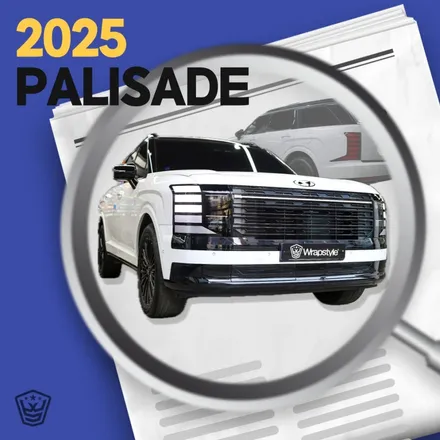 2025 신형 팰리세이드 블랙팩 화이트 컬러 블랙 잉크 시공 완료 / 김포시 마산동
