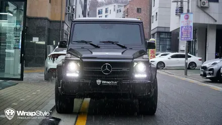 벤츠랩핑 G63 AMG, G 바겐 크롬 죽이기 블랙랩핑 / 김포시 마산동