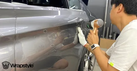 BMW 랩핑 M550d 이노즈텍랩핑 건메탈 실버 드레스업 / 김포시 마산동