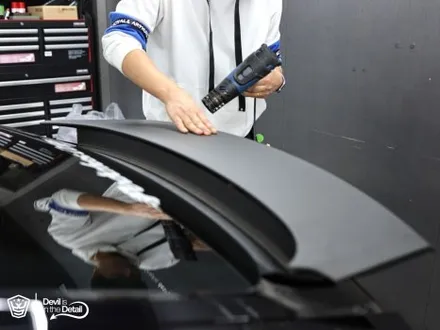 포르쉐 파나메라 무광 블랙 랩핑 시공기 / 김포시 마산동