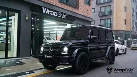 벤츠랩핑 G63 AMG, G 바겐 크롬 죽이기 블랙랩핑 / 김포시 마산동