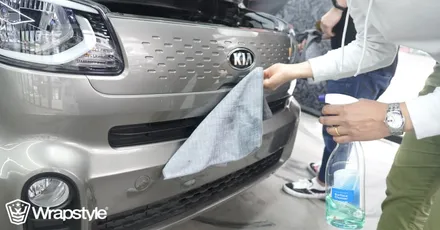 기아자동차 레이 이노즈텍 카키그린 투톤랩핑 했습니다 / 김포시 마산동