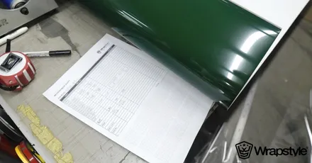 테슬라 모델3 랩핑, 화이트에서 이노즈텍 레이싱 그린 / 김포시 마산동