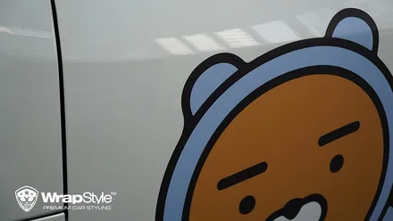 [랩스타일 코리아] 기아 더 뉴 레이 라이언 데칼 스티커 랩핑 시공 / 김포시 마산동