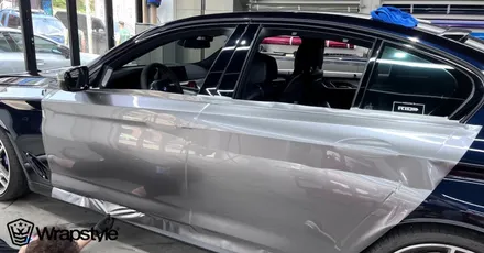 BMW 랩핑 M550d 이노즈텍랩핑 건메탈 실버 드레스업 / 김포시 마산동