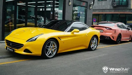 [랩스타일 코리아] FERRARI 페라리 캘리포니아 T 루프스킨 / 부분랩핑(3M 2080 BLACK) / 김포시 마산동