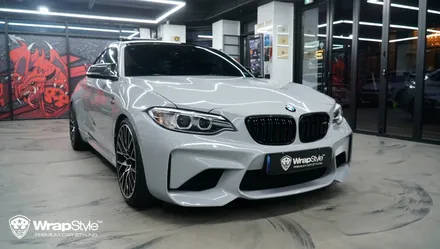 이노즈텍 초크 그레이, BMW M2 랩핑해주었어요 / 김포시 마산동