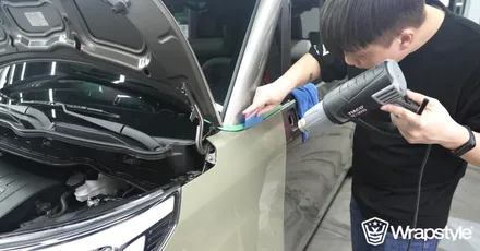 기아자동차 레이 이노즈텍 카키그린 투톤랩핑 했습니다 / 김포시 마산동
