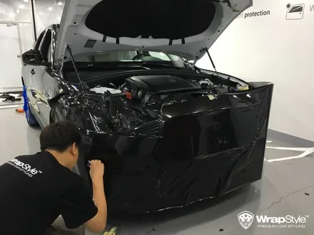 [랩스타일 코리아] 재규어 F-페이스 신차 전체 랩핑 (Jaguar F-Pace Avery Supreme Black Metallic wrapping) / 김포시 마산동