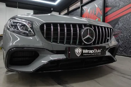 [랩스타일코리아] 벤츠 S63 AMG 쿠페 전체랩핑 -  에이버리데니슨 락 그레이 (Avery Rock Grey) / 김포시 마산동