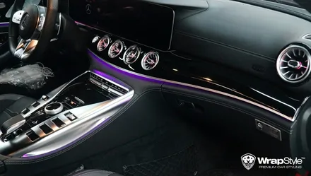 벤츠 GT43 AMG 자동차 실내랩핑 카본필름으로 고급스럽게! 카본랩핑하기! [랩스타일 코리아] / 김포시 마산동