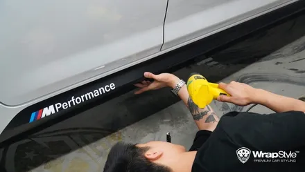 BMW 랩핑 (크롬죽이기, 루프스킨, 데칼) [랩스타일 코리아] / 김포시 마산동